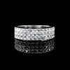 Wide Moissanite Diamond VVS D color Men's Anniversary Band with Real 925 silver | PASS DIAMOND TESTER!!!