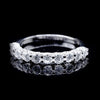 Women ‘s Moissanite Diamond VVS D Color Round Prong Style Band | PASSES DIAMOND TESTER!!!