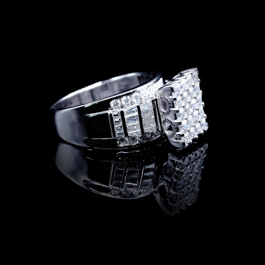 Women ‘s Princess Cinderella Ring Moissanite Diamond VVS D Color | PASS DIAMOND TESTER!!!