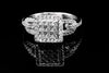Women’s Moissanite Diamond VVS D Color Square Style Ring - 925 Silver | PASS DIAMOND TESTER!!!
