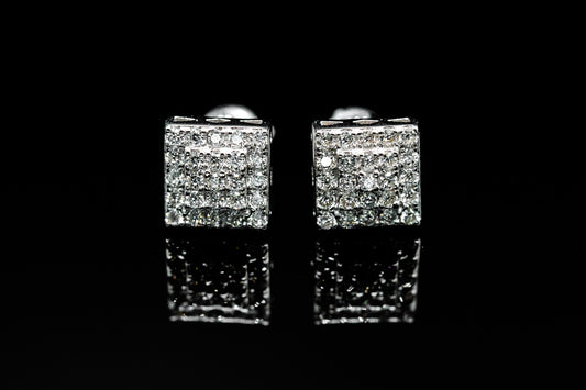 Moissanite earring