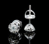 Moissanite Diamond VVS D Color Flower Cluster Stud Earrings | Real Silver 925 | 5MM-7.5MM | PASS DIAMOND TESTER!!!