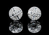 Moissanite Diamond VVS D Color Real Solid Sterling Silver 925 Baguette & Round-Cut Multi-Diamond Stud Earrings 9.5MM | PASS DIAMOND TESTER