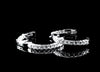 Moissanite Diamond VVS D Color Stunning Hoops Real Silver 925 - 25MM-45MM| PASS DIAMOND TESTER