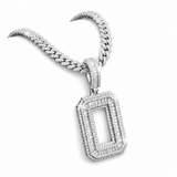 Custom Moissanite Number Pendant 3CT