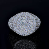 moissanite signet ring