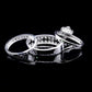 Trio Wedding Set Moissanite Diamond VVS D Color His & Hers 3 Pieces, | PASSES DIAMOND TESTER!!!