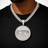 Moissanite Last Supper Pendant 5CT 14K