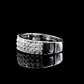  Wide Moissanite Diamond VVS D color Men's Anniversary Band with Real 925 silver | PASS DIAMOND TESTER!!!