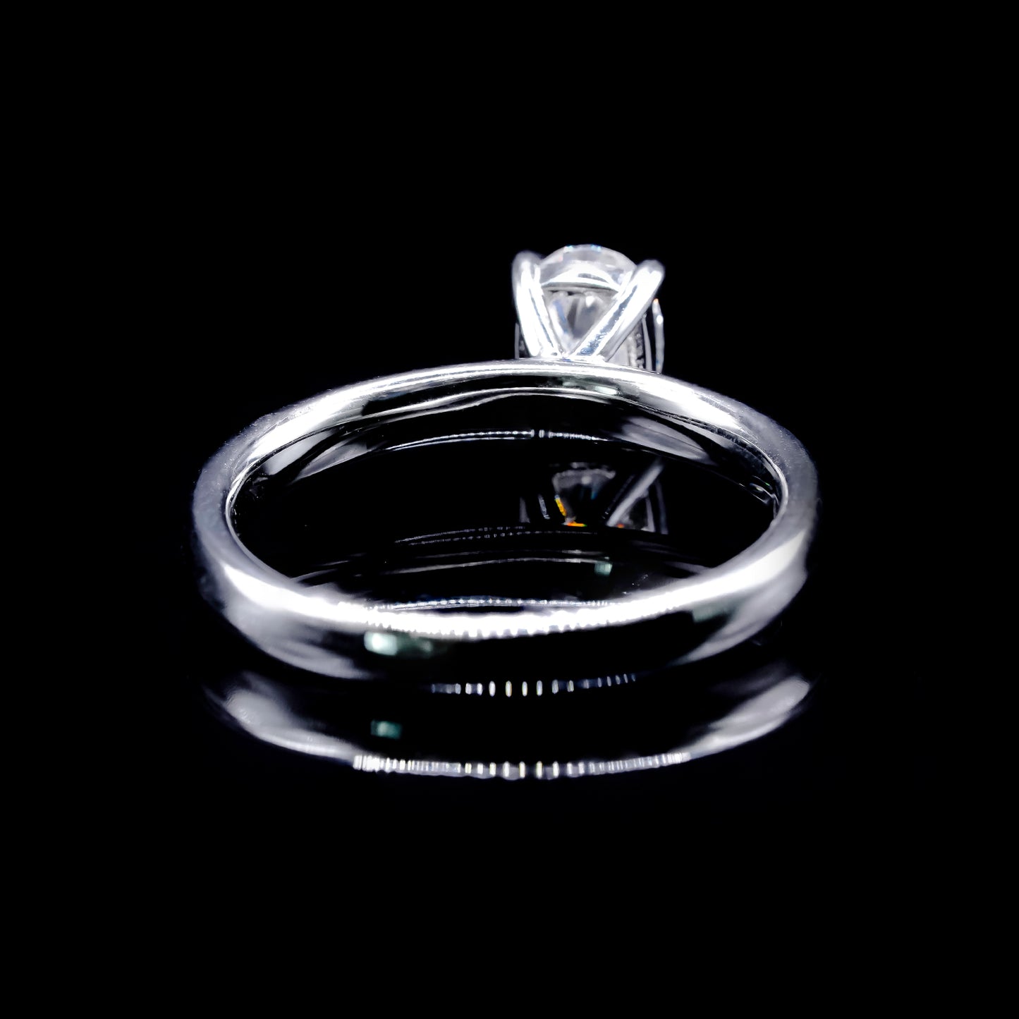 Women’s Moissanite Diamond VVS D Color Oval Shape Solitaire Ring | PASS DIAMOND TESTER!!!