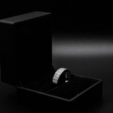 Mens Moissanite Double Row Band 1.56CT