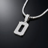 "0-9 " Round Style Numbers Charm with Moissanite Diamond VVS D Color | 925 SILVER | PASS DIAMOND TESTER!!!