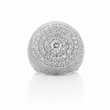 Mens moissanite double halo signet ring 5.1CT iced out VVS D color GRA certified 925 silver Atlanta