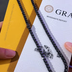black plated chain