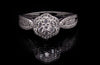 Women’s Moissanite Diamond VVS D Color Flower style ring | PASS DIAMOND TESTER!!!