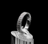 Moissanite Diamond Full Eternity Band Ring – 1.80ct Double Row