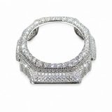 Moissanite G-Shock GA-2100 Bezel 11CT - 925 silver