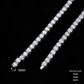 Moissanite Tennis Chain 3MM - 4MM | 14K Gold Plated | 925 SILVER | VVS D COLOR | PASS DIAMOND TESTER!!!!