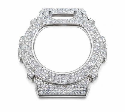 Moissanite G-Shock GA-6900 iced out bezel kit 11CT VVS D color GRA certified 925 silver Atlanta
