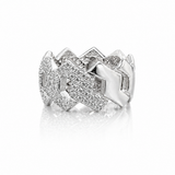 moissanite cuban link ring