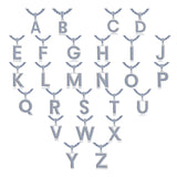 A-Z Letter initials - Alphabet charm with Moissanite VVS D Color with 925 Silver 1.00 CARAT | PASS DIAMOND TESTER!!!! WITH NECKLACE/WITHOUT NECKLACE