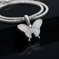 Butterfly Charm Hip Hop Style | Moissanite Diamond VVS D Color | 925 Silver | PASS DIAMOND TESTER!!!