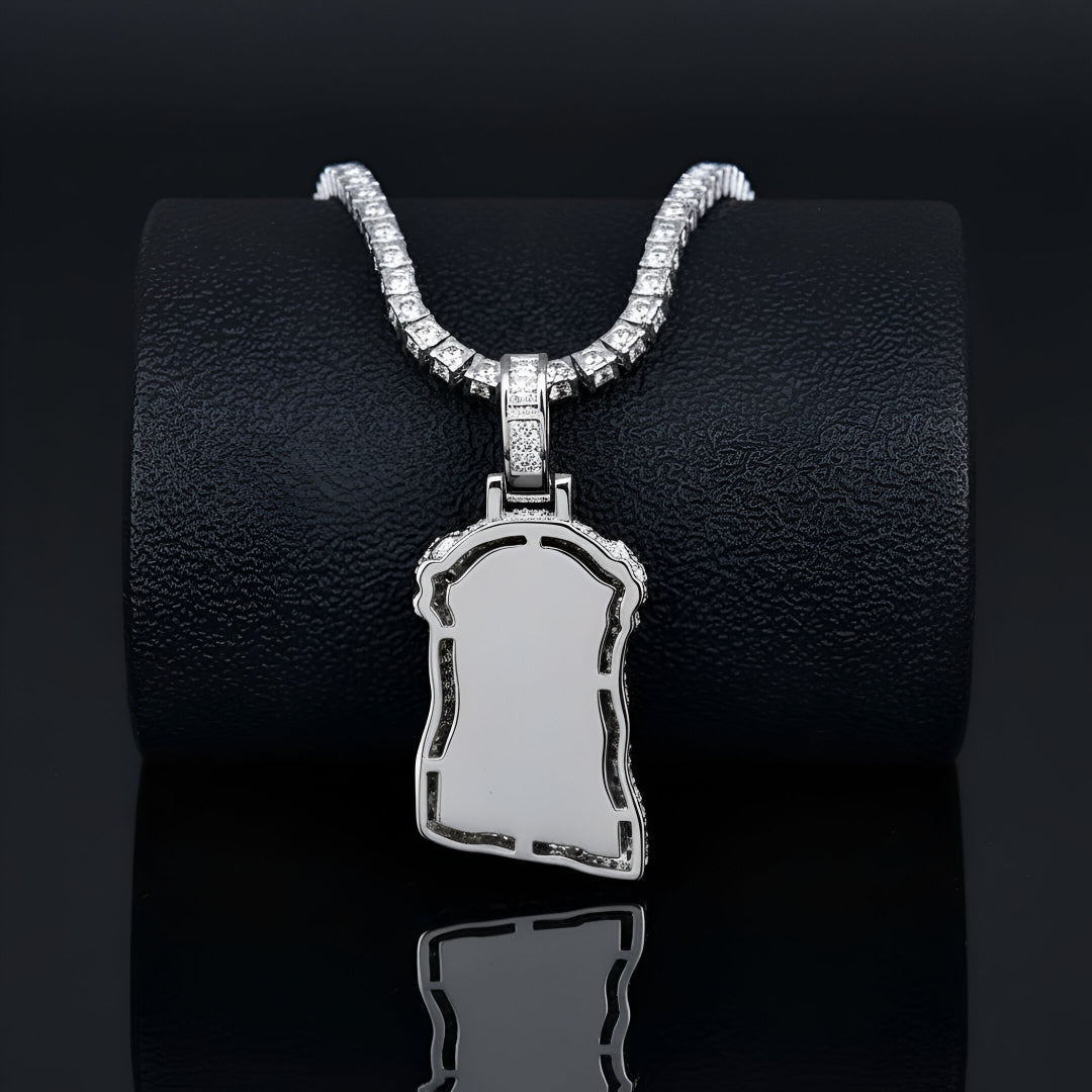 Hip Hop Jesus Pendant 925 Silver 14KT Gold Plated | Moissanite Diamond VVS D Color | PASS DIAMOND TESTER!!!