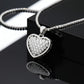 Puff Heart Charm Hip Hop Style with Diamond Cut Chain | Moissanite Diamond VVS D Color | 925 Silver | PASS DIAMOND TESTER!!!