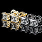 MOISSANITE Diamond VVS D Color Princess Cut Square Solitaire Stud Earrings - Real Silver 925/ 14k Gold Plated - 4MM-5MM | PASS DIAMOND TESTER!!