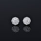 Moissanite Diamond VVS D Color "Shine Bright Like a Diamond" Iced Out Earrings Real Silver 925 10MM | PASS DIAMOND TESTER