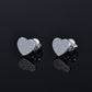 Moissanite Diamond VVS D Color 3D Heart Classic Iced Out Earrings 14K Gold Plated /Real Silver 925 9.5MM | PASS DIAMOND TESTER