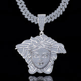 medusa head pendant