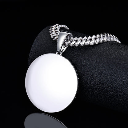 Moissanite Memory Pendant Iced Out