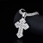 Bling Hip Hop Cross Style Moissanite VVS D Color Diamond Charm with Fully Ice Out | 925 Silver| PASS DIAMOND TESTER!!!