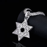 Moissanite Star of David Pendant 