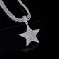 Super STAR Iced Out Pendant | Moissanite VVS D Color | 925 silver | PASS DIAMOND TESTER!!!