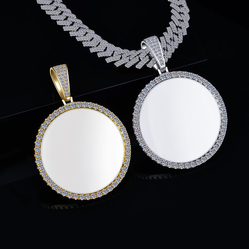 Moissanite Memory Pendant