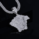 medusa head necklace