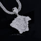 MOISSANITE Medusa Head Iced Out Pendant - Moissanite Diamond VVS D Color | 925 Silver | PASS DIAMOND TESTER!!! | Large 3"