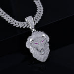 Moissanite Lion Pendant