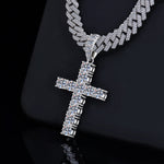 Iced Out Cross Pendant