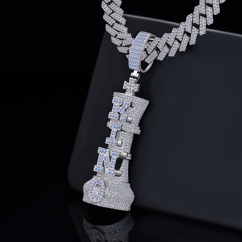 moissanite charm