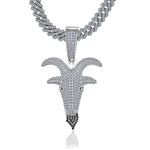 5.2ct VVS D Color moissanite GOAT pendant iced out solid 925 sterling silver hip hop charm Atlanta