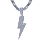 Moissanite Bolt Pendant