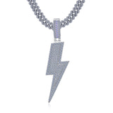 Moissanite Bolt Pendant