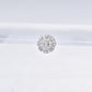 Moissanite Diamond VVS D Color "Shine Bright Like a Diamond" Iced Out Earrings Real Silver 925 10MM | PASS DIAMOND TESTER