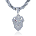 2.23ct VVS D Color moissanite lion pendant iced out solid 925 sterling silver passes diamond tester Atlanta