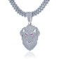 Hip Hop Iced Out Moissanite Diamond VVS D Color Lion Charm |925 Silver | PASS DIAMOND TESTER!!!