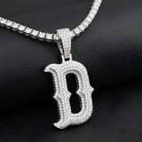 A-Z Letter Initials Round Style - Alphabet charm with Moissanite Diamond VVS D Color with 925 Silver 2.50 CARAT | PASSES DIAMOND TESTER! !