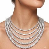 Moissanite Tennis Chain 5MM 925 Silver